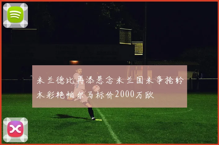 米兰德比再添悬念米兰国米争抢铃木彩艳帕尔马标价2000万欧